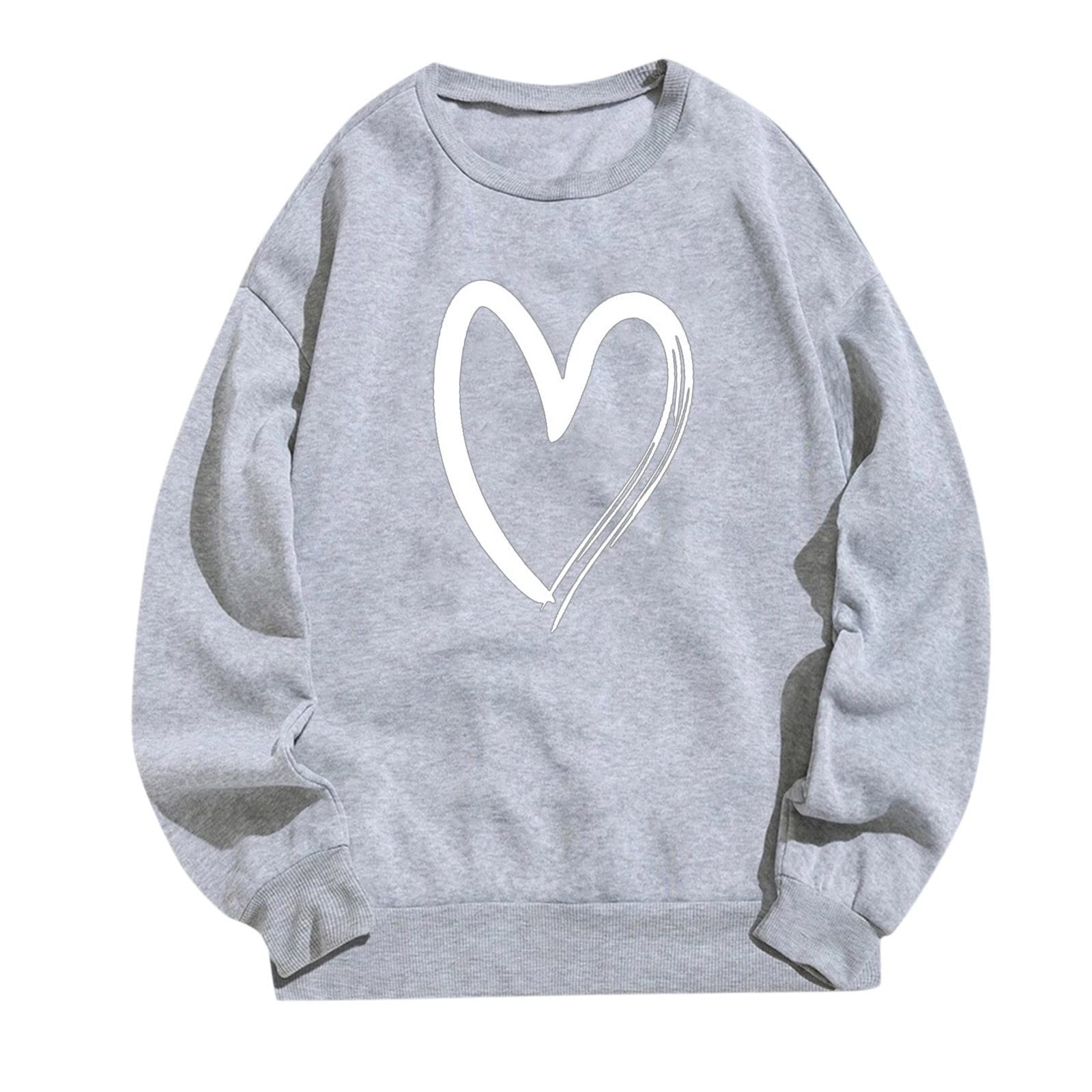 GenericChristmas Long Sleeve Tops Women Multipack Women'S Long Sleeved Round Neck Merry Christmas Printed Pullover Sweater Top Casual Loose Long Sleeve Tops for Women Sale Clearance Halloween