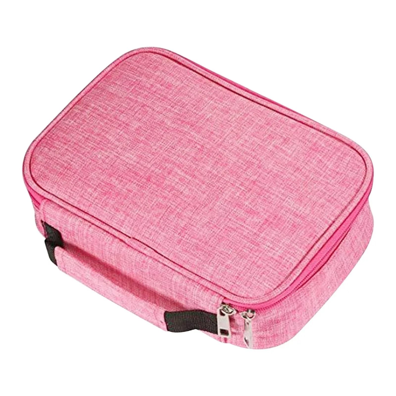 Estuche portátil for lápices de Colores con 300 Ranuras, Resistente al Agua, Gran Capacidad, Cuero sintético, for Regalos Estudiantes, Material Arte(Pink)