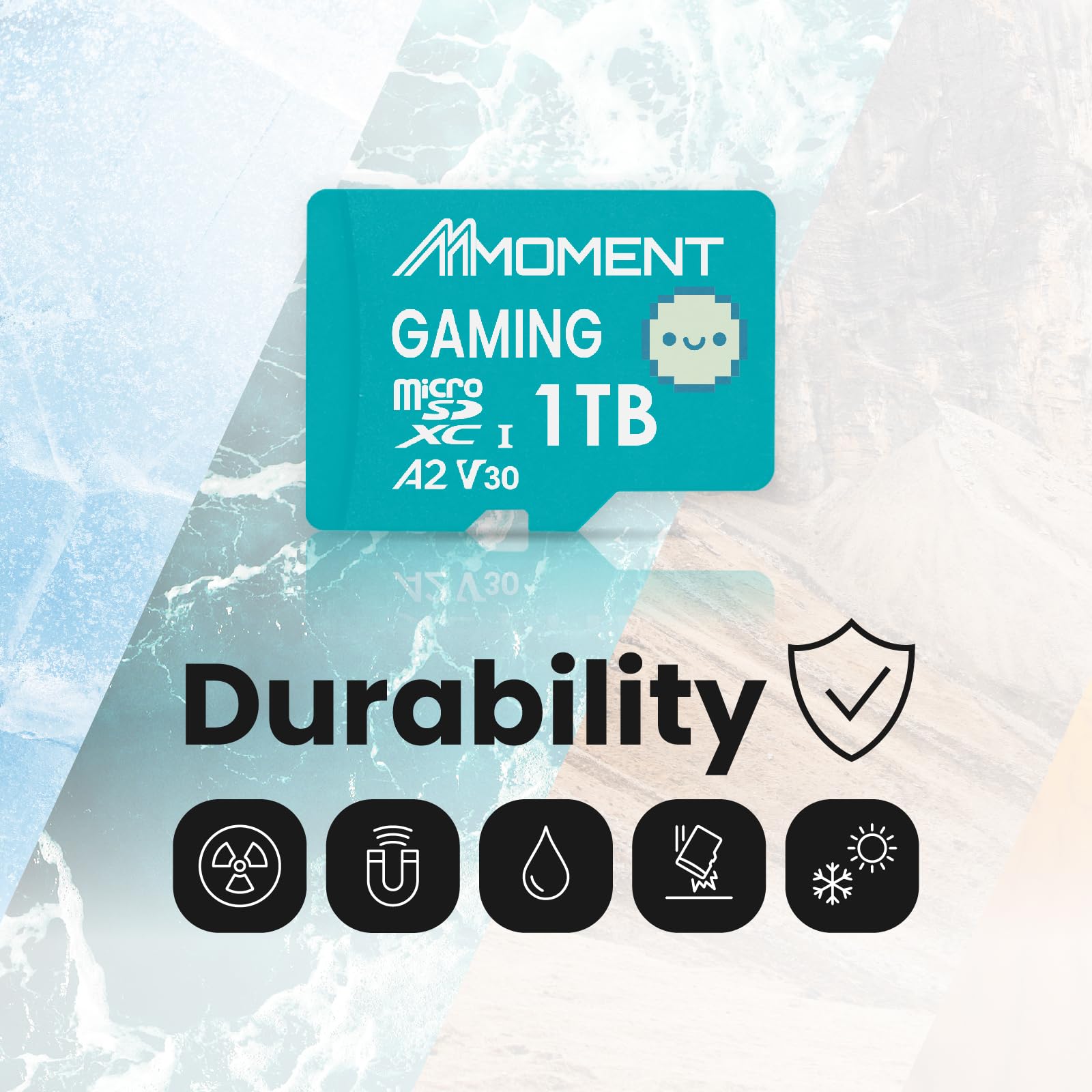 MMOMENT Scheda Micro SDXC da gioco da 1 TB, A2, UHS-I, U3, V30, classe 10, velocità di lettura fino a 170 MB/s, velocità di scrittura fino a 170 MB/s, adattatore SD incluso (MM23 PRO)