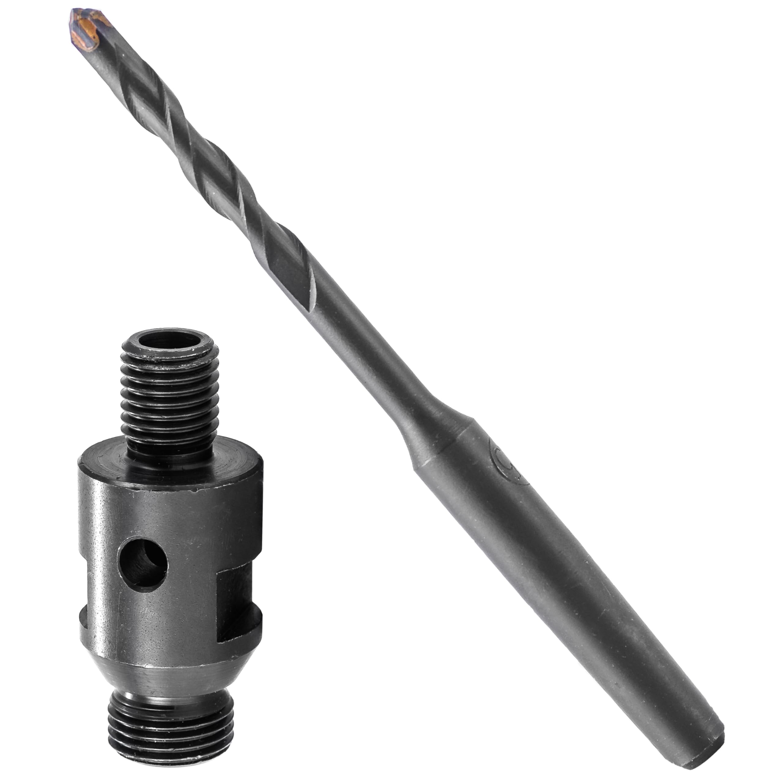 Zentrierbohrer + Adapter M16 Zapfen x R 1/2" Zapfen