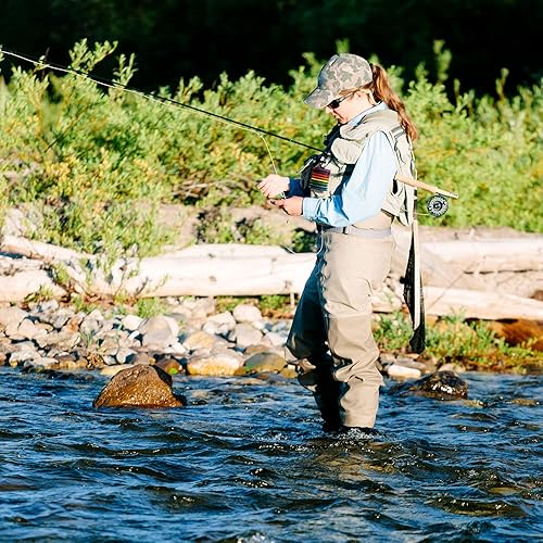 Miniatura 4 de HERCULES Tippet de pesca con mosca, paquete de 3 unidades con soporte para mosca, 55 yardas