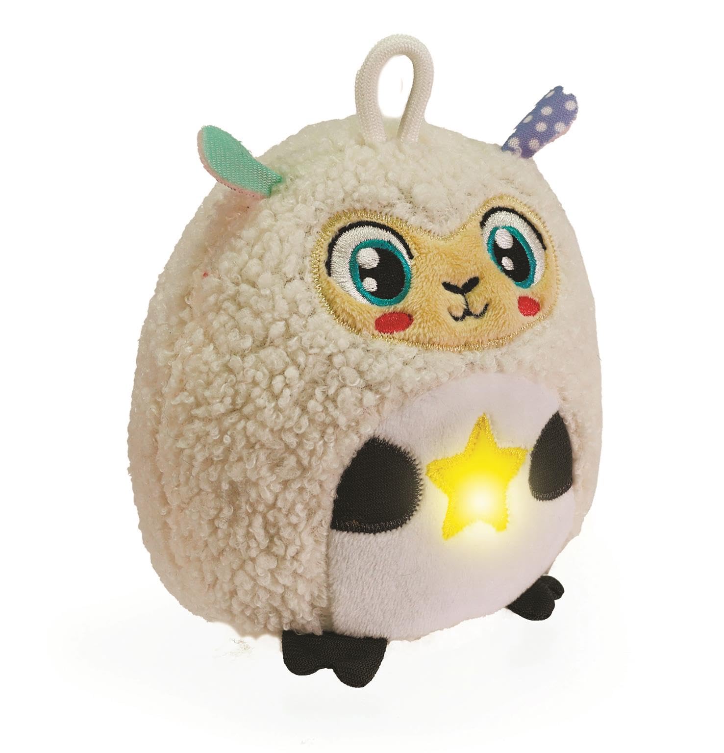 Clementoni Twinkle Twinkle Little Sheep with Lights, 17499, Soft Plush for Toddlers 0+, Multi-coloured, Small