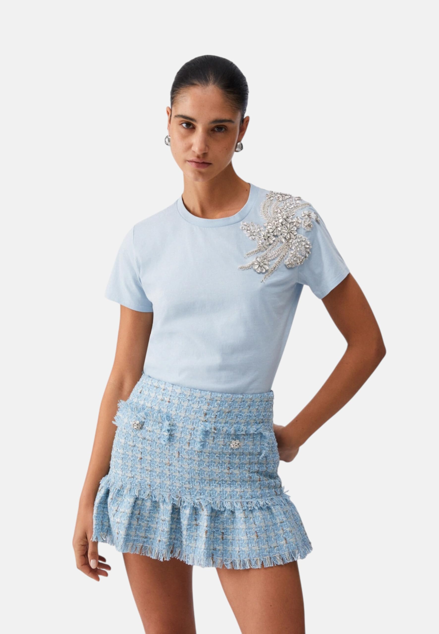 Liu Jo Donna T-Shirt Manica Corta Cotone CA6010J3868