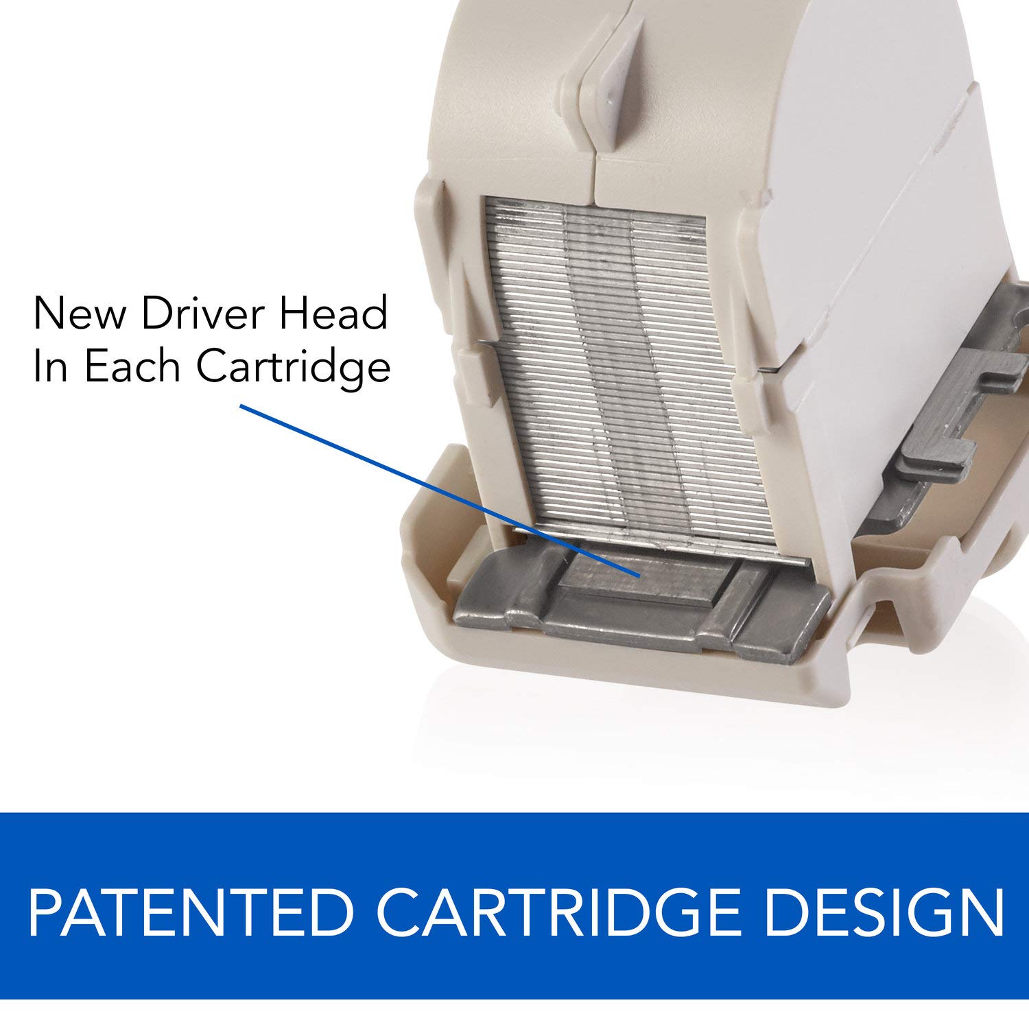 Swingline 502e - Cartuccia per pinzatrice elettrica da tavolo, 1500 graffe/cartucce, 2 cartucce/confezione, 1 confezione (S7050051)
