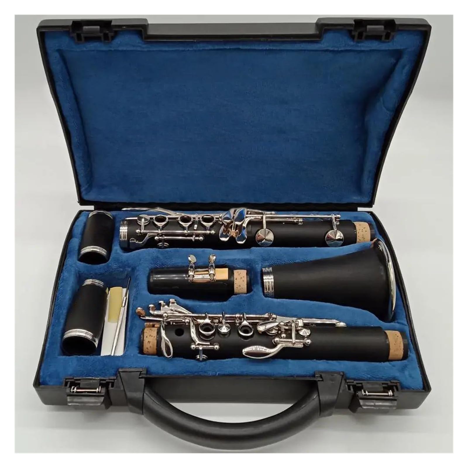 ZENGXUE ベークライトBbクラリネットシルバーメッキキーケースマウス