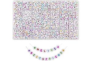 4mm Acrylic Letter Beads