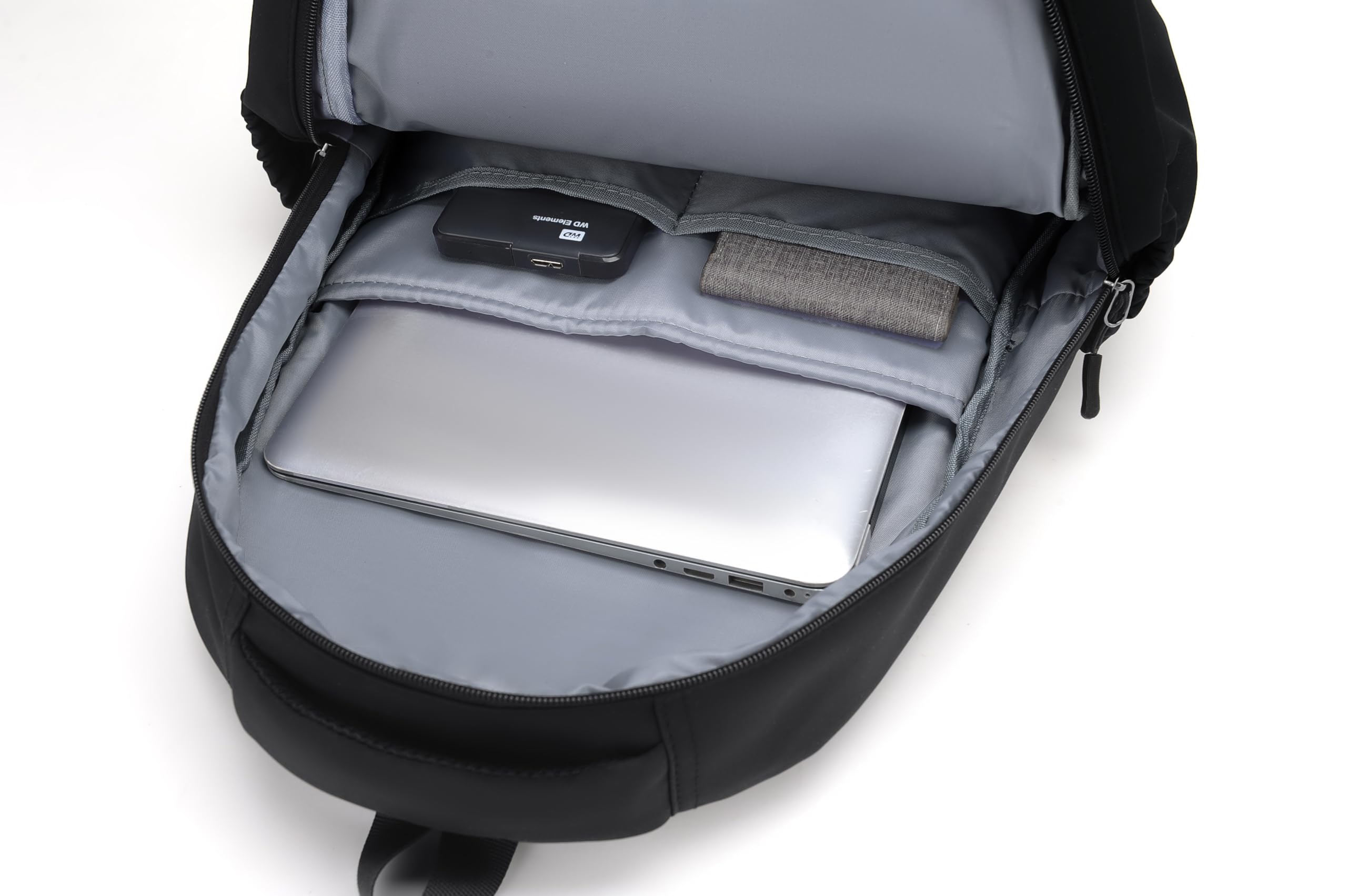 Zaino casual impermeabile – Zaino da viaggio leggero con scomparto per laptop e design multi-tasca