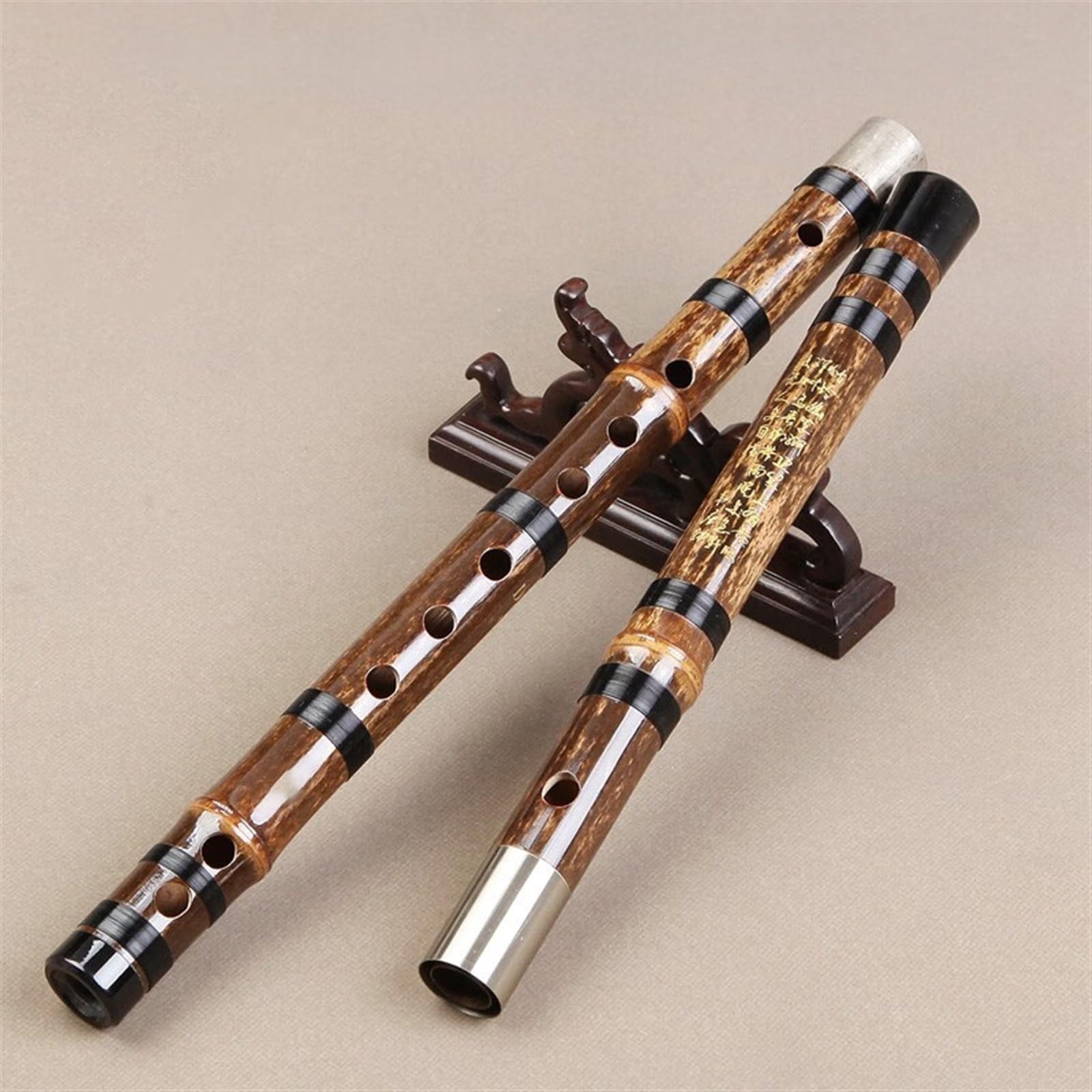 set di flauto di bambù Strumento A Fiato Flauto Di Bambù Viola Flauto Traverso A Doppio Inserto Per Principianti Adulti (Color : C)
