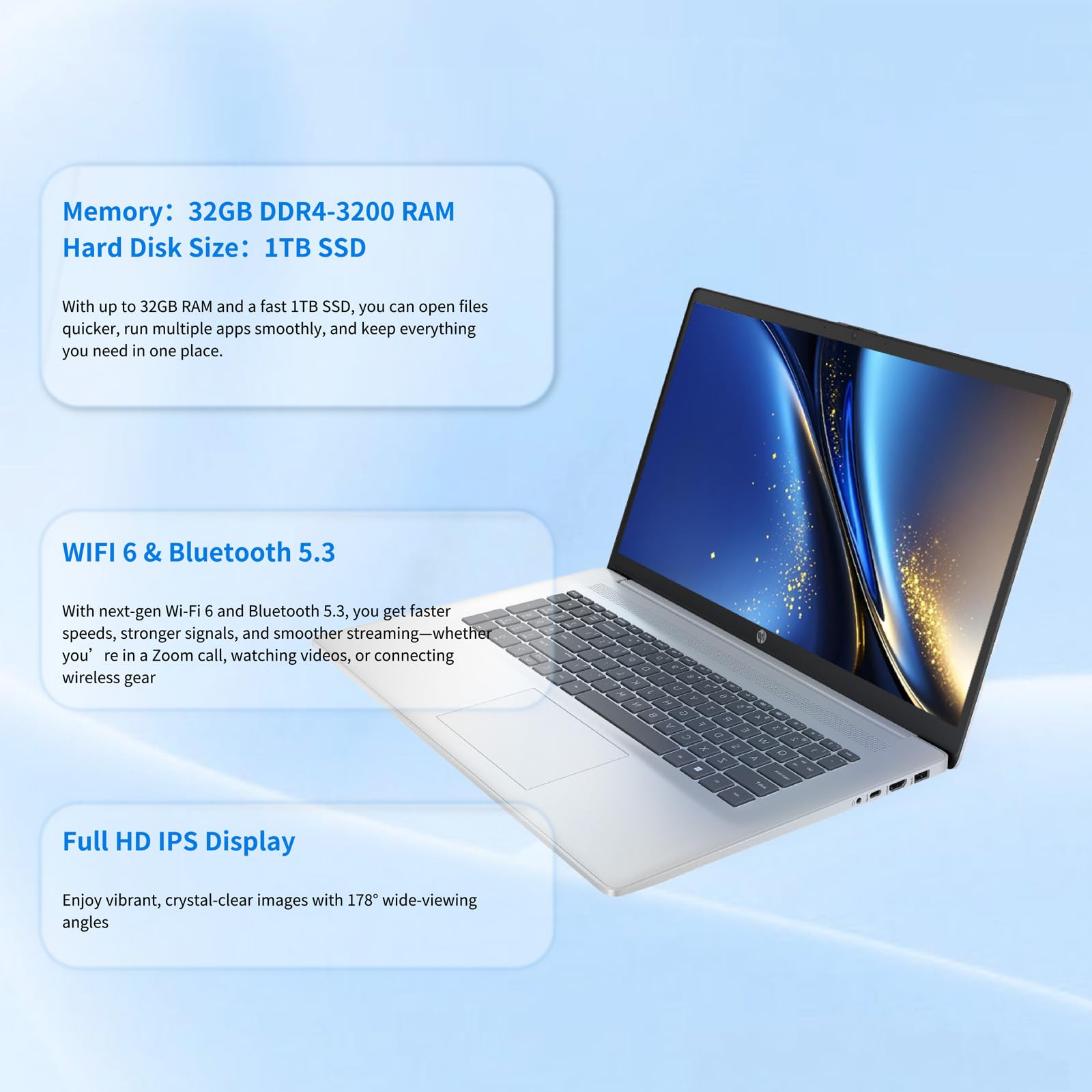 Amazon.com: HP Flagship 17 Laptop Business Computer - AMD Ryzen 5
