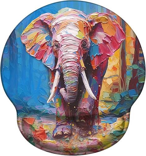 LEMBANG Alfombrilla de mouse de gel con soporte para muñeca, bonita alfombrilla de mouse con reposamuñecas, alfombrilla de mouse para perro, hogar,