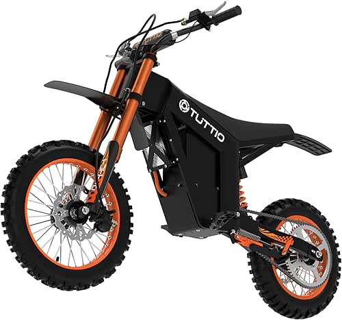 Tuttio Soleil01 Electric-Dirt-Bike for Teens Adults, 14"/12" Fat Tire 2000W