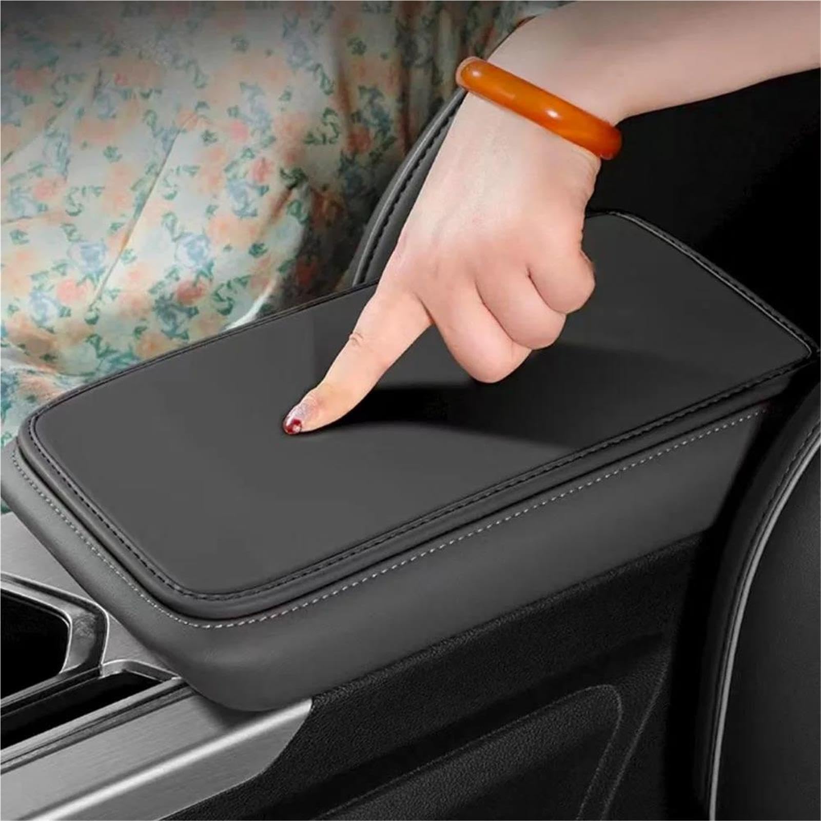 Copri Bracciolo Auto Per XPENG G9 2023-2025 Scatola Del Bracciolo Copertura Protettiva Interna Imbottitura Altezza Gomito Auto(A1)