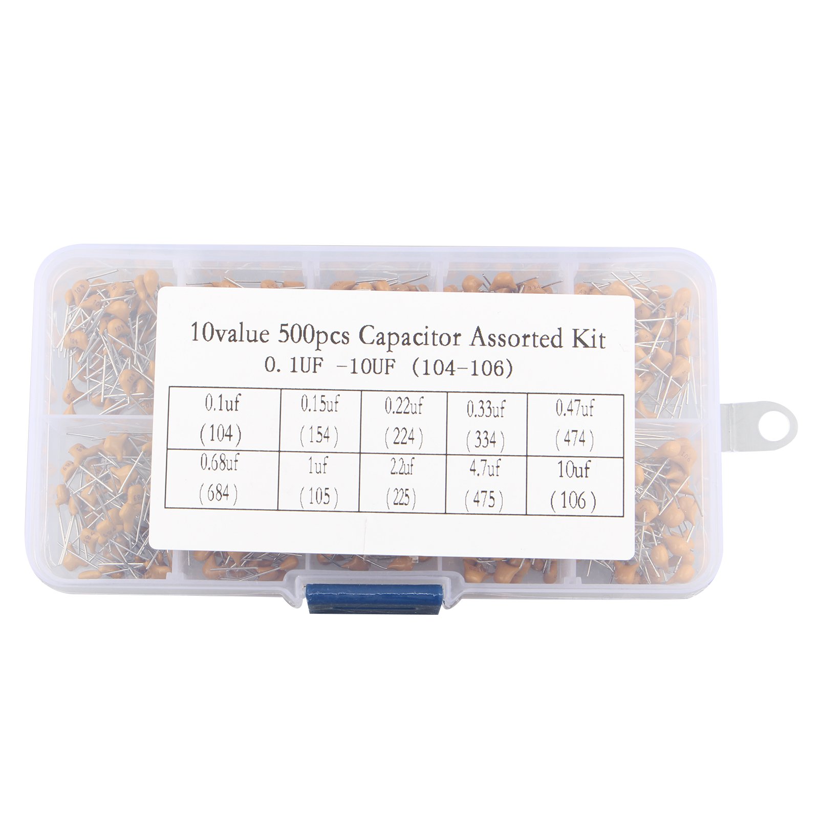 Youile 166PCS SD électrolytiques condensateurs assortient Kit 10