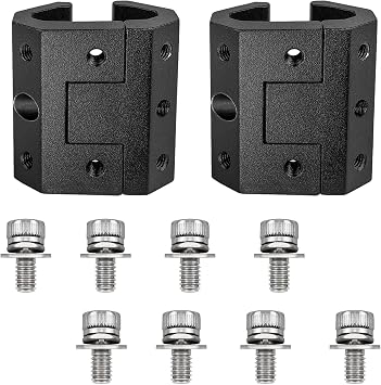 2 Pack Rail Clips Compatible with Milwaukee Packout System, Stainless Steel Rail Adapter Mount for Packout Side Rails, Universal Packout Accessory Mount