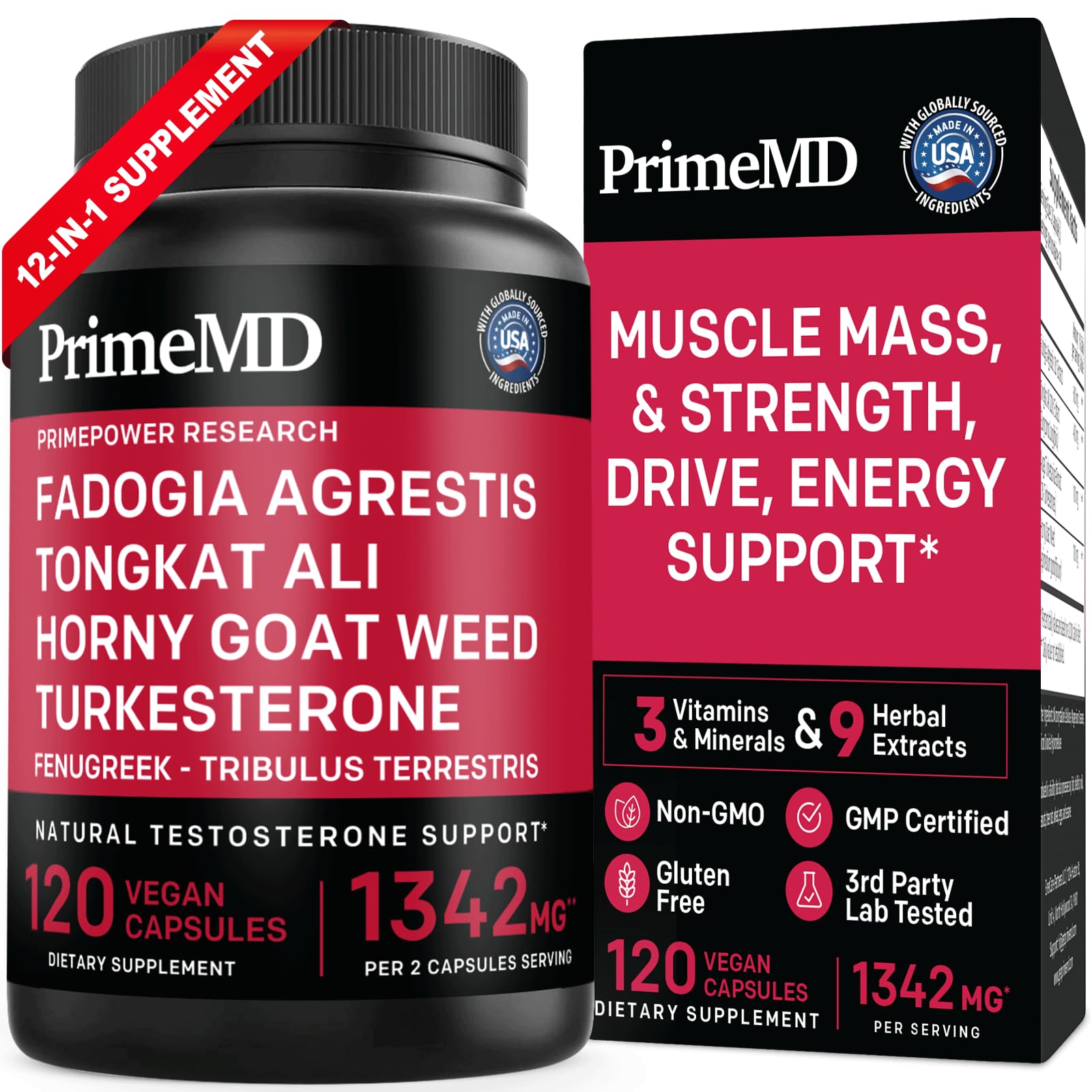 PrimeMD 12-in-1 Testosterone Booster