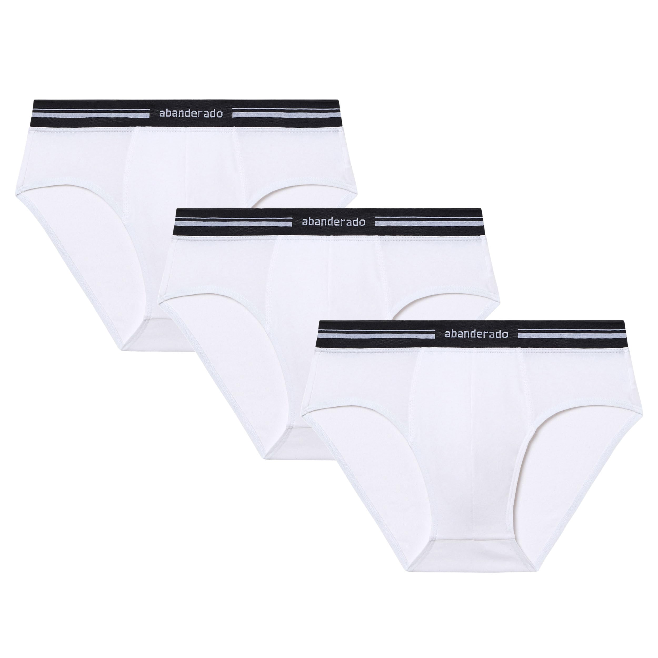 Abanderado Pack Slip Cerrado Línea Advanced Cintura Extra Suave Hombre x3