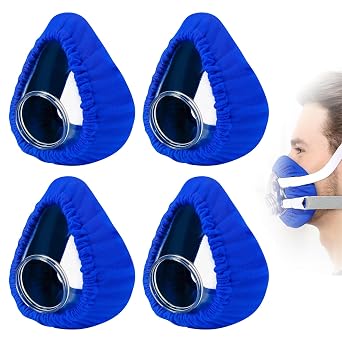 Mask Liners Soft Elastic Mask Cushion Covers Reusable Face Cushion Pads Reduces Air Leaks for Most Full Face CPAP Masks 4 Pcs