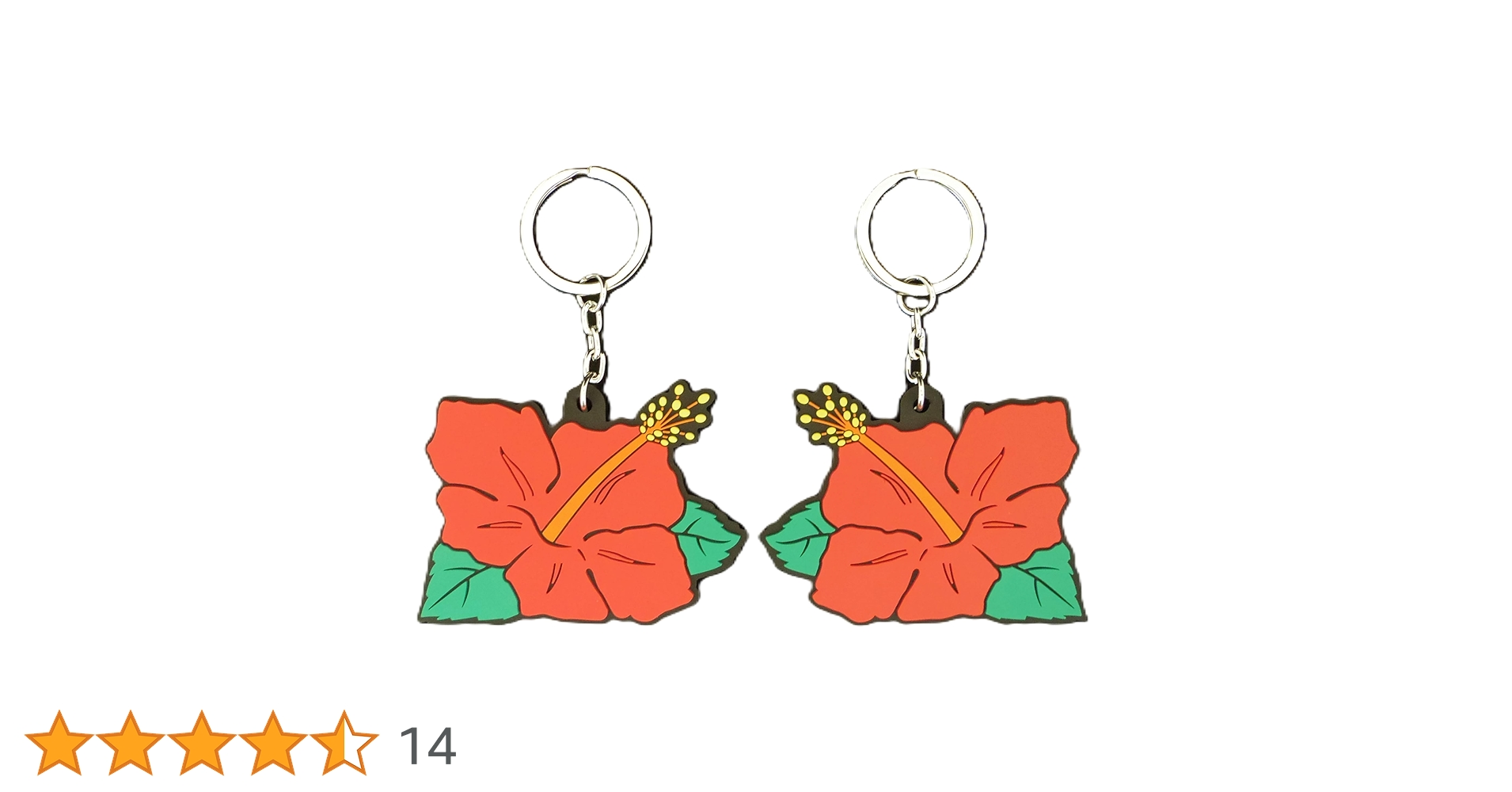 HANAHANA ハナハナ ハイビスカス ラバーキーホルダー　8セット Amazon.co.jp: [アズグリッド] パイオニア承認 HANAHANA ラバー