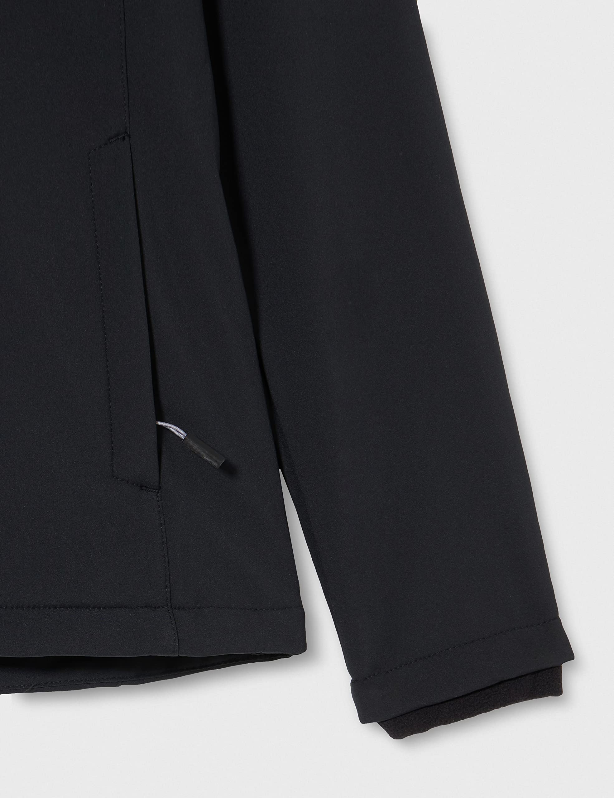CMP Giacca In Softshell Da Donna Con Cappuccio Removibile, Nero 01, 52