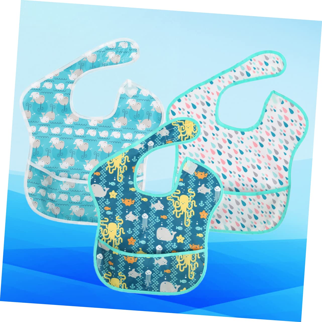 UPKOCH 9 Pièces Offre Bavoir Imperméable Dessin Animé Bavoir