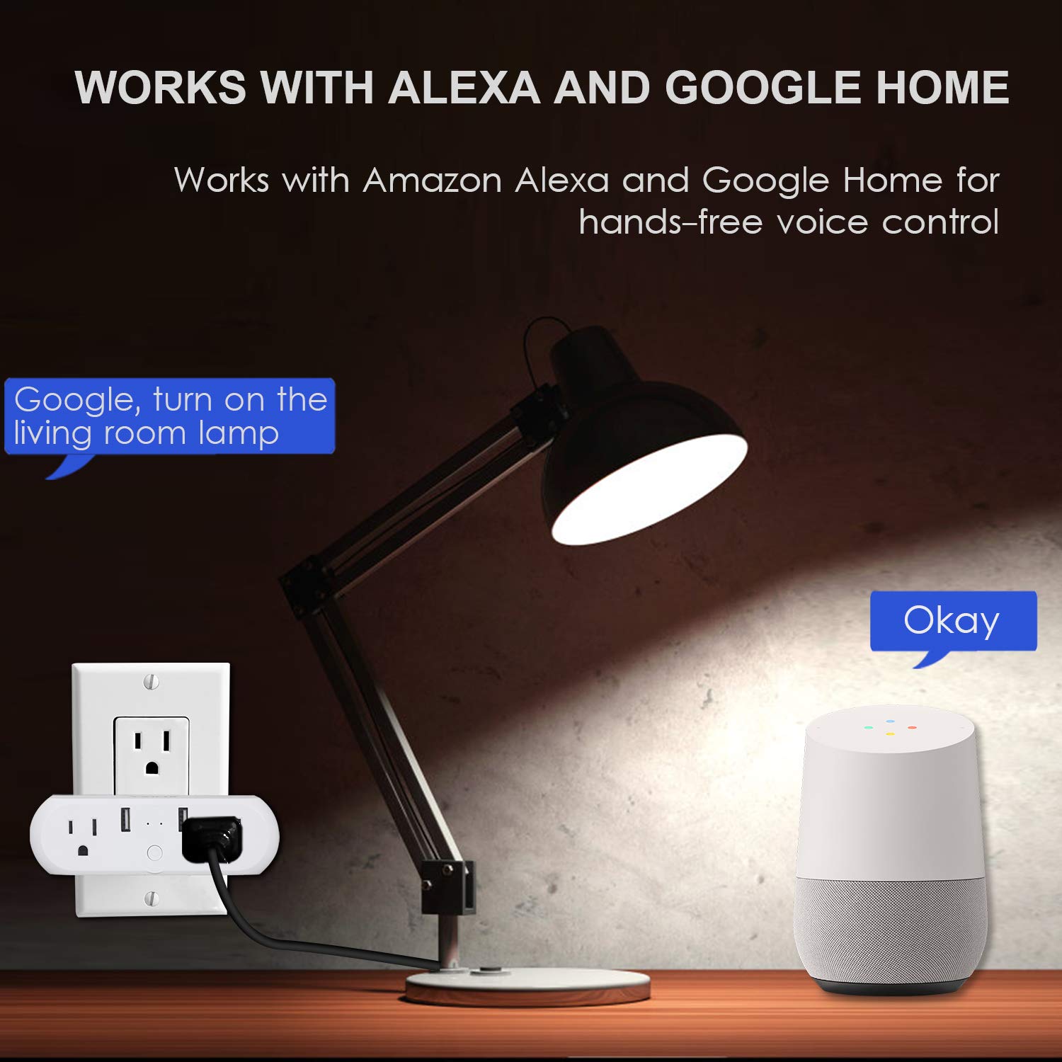 XODO WP3 Smart WiFi Plug - Wireless Remote Control by App Compatible with Alexa and Google Home Assistant — view 8