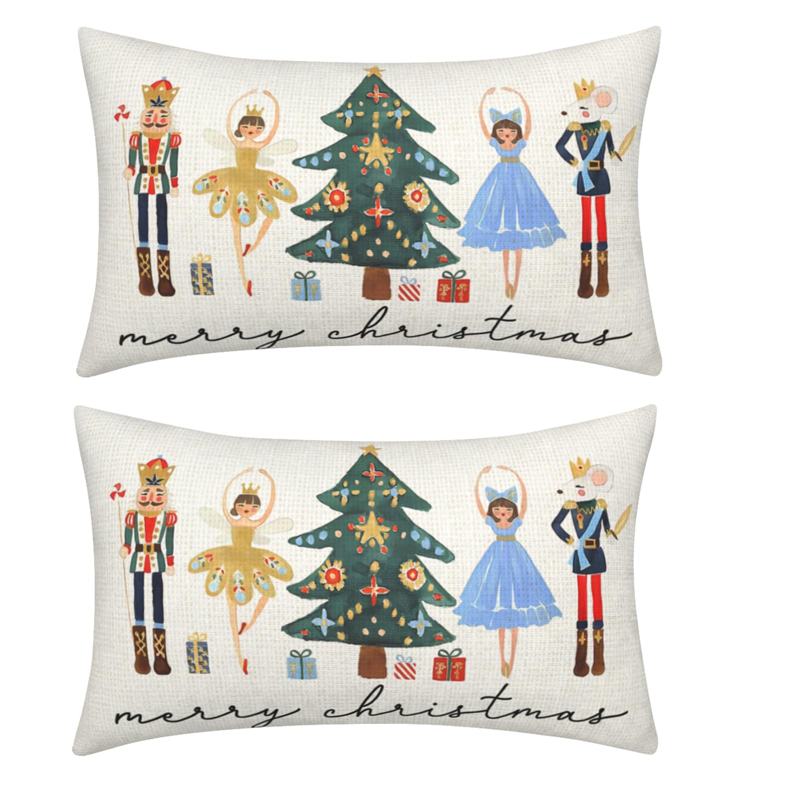 Carotoe C Arotoe Holiday Throw Pillow Ase 12X20inch, Pillowcases Pillow Overs Hristmas Decorations For Home And Party Accessories Hristmas Overs