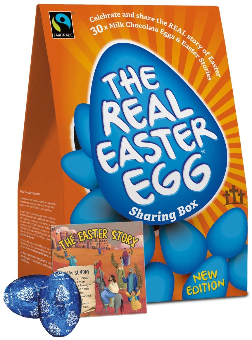Real Easter egg sharing box of 30 eggs