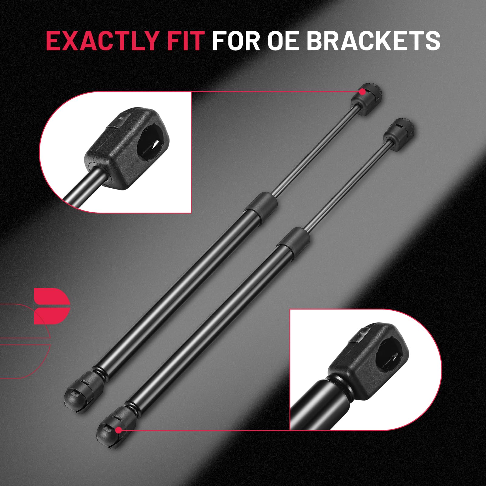Snapklik.com : BDFHYK C16-22127 15 Inch 50Lbs/(222N Gas Struts Shocks ...
