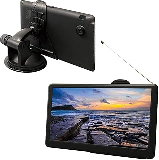 ドライブレコーダー搭載 7V型ワンセグポータブル 液晶テレビ 録画 [ポータブルテレビ ワンセグテレビ] 7インチ 車載 ポータブル バッテリー内蔵 高解像度 LED 車用ナビ 【国内メーカー保証1年】 k005