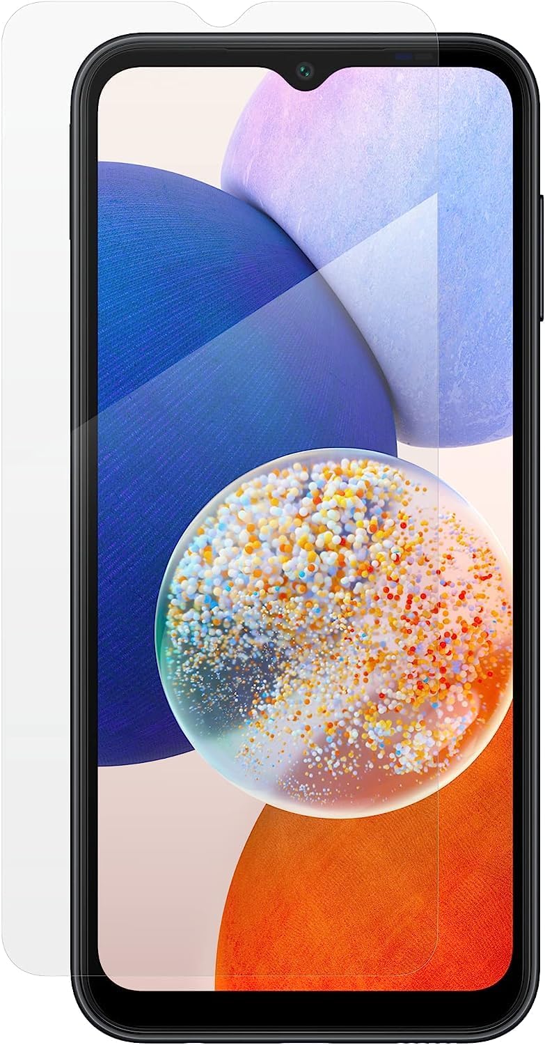 Zagg InvisibleShield Glass Elite Screen Protector Designed for Samsung Galaxy A14 5G - Advanced Impact & Scratch Resistant, Made with Reinforced Edges, Silky Feel, ClearPrint Technology, Easy Application, Clear