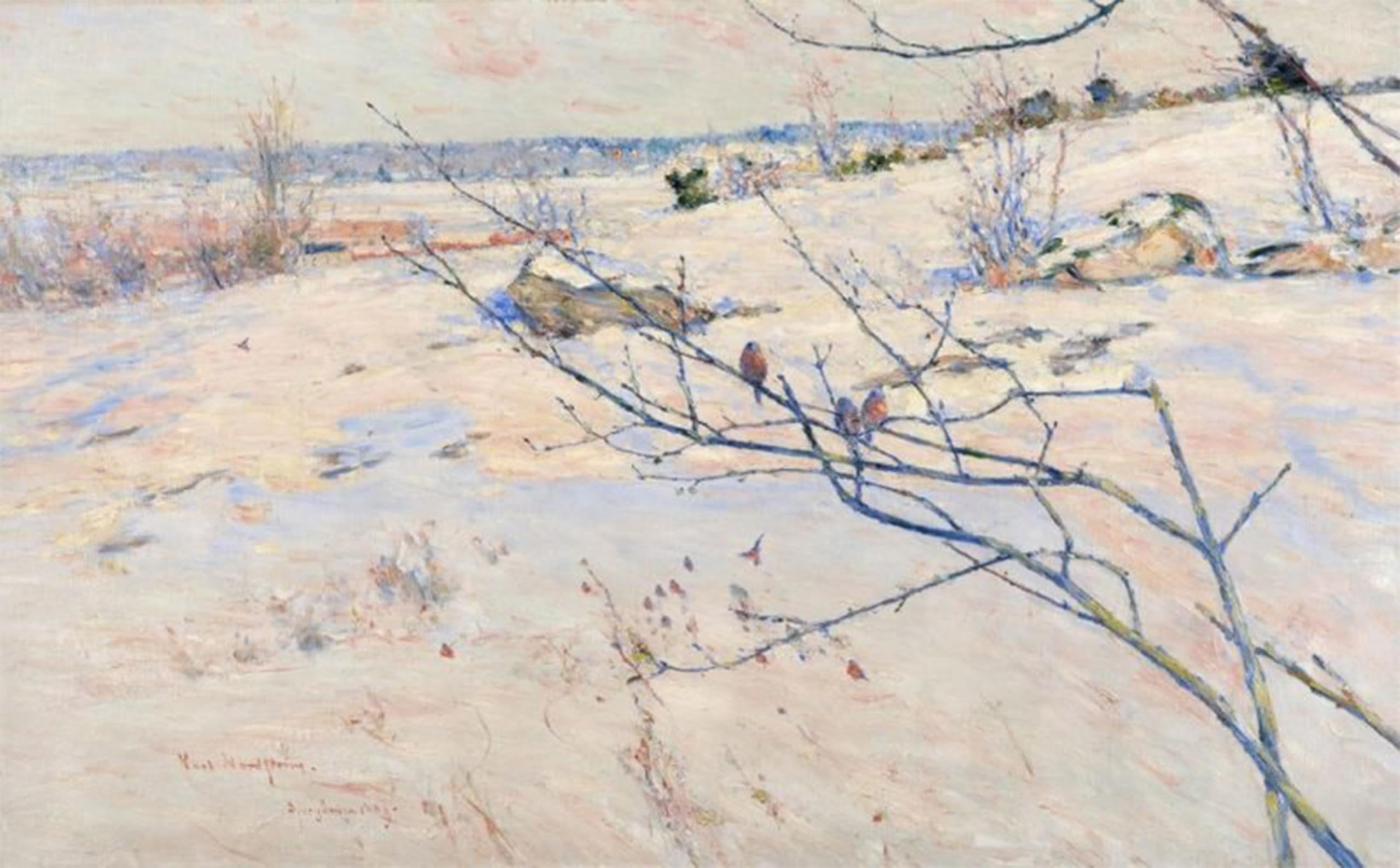 ARTXLXXBN Famous Painting Canvas Artwork Graffiti Print Winter Landscape Karl Nordstrom Portrait Canvas Image for Home Decor 60x90cm