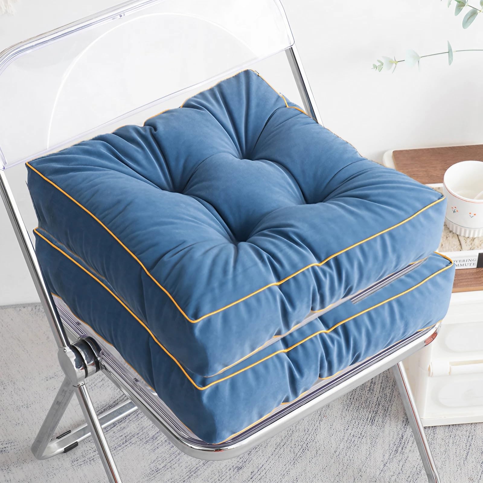 Coussin pour chaise de jardin et bureau qui corrige la mauvaise posture
