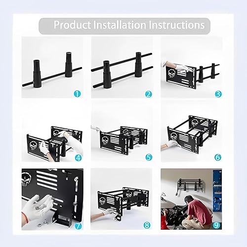 Miniatura 6 de Tour Pack - Estante de almacenamiento de pared para maletero, estante de almacenamiento para Harly Touring Road Glide, Road King, Ultra Street Glide