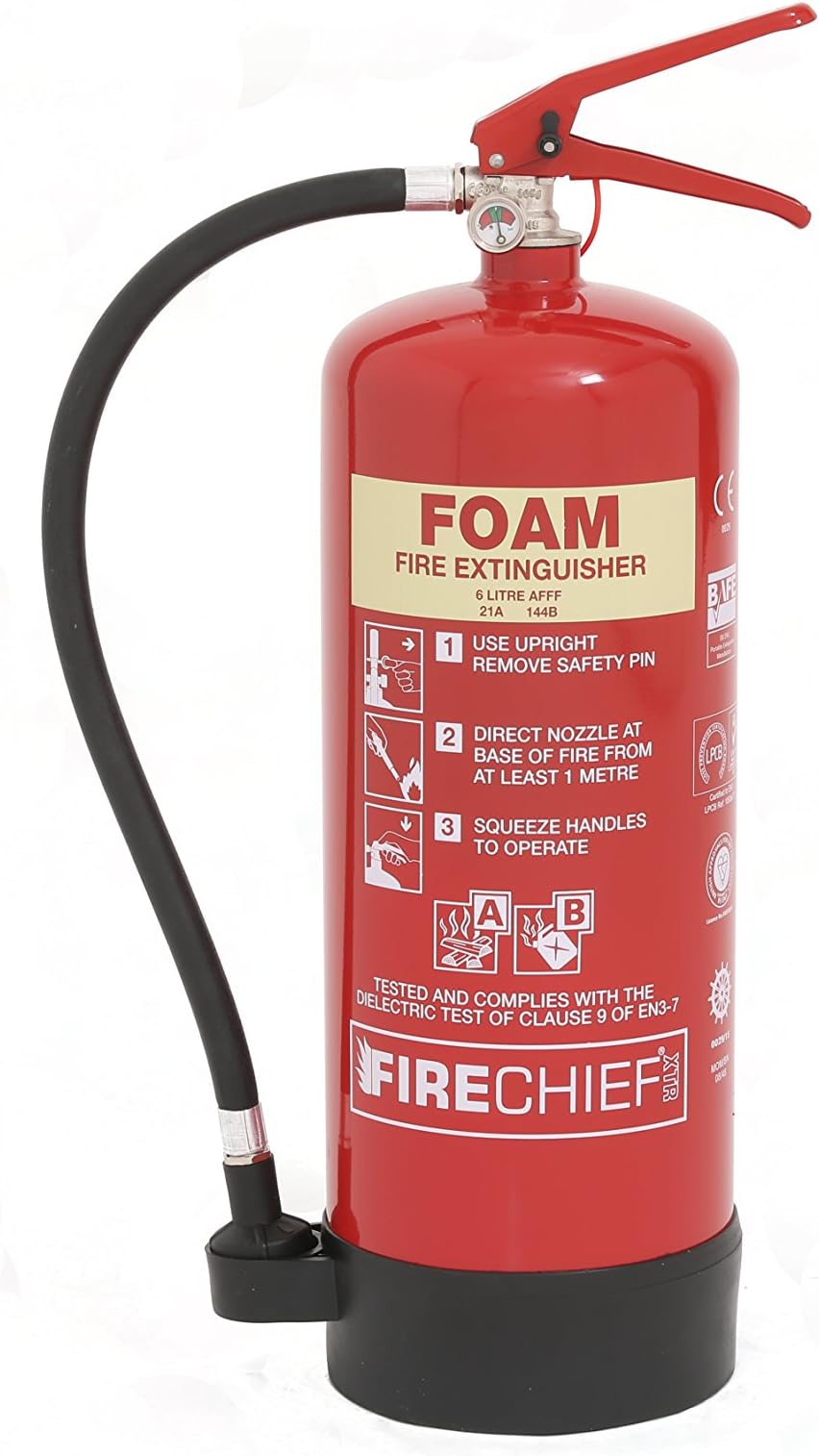 FXF6 Foam Extinguisher, XTR, 6 L, Red