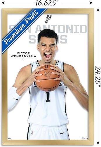 Miniatura 8 de Trends International Póster de pared de la NBA San Antonio Spurs - Victor Wembanyama largometraje de la serie 23