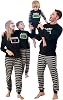 Saeaby Holiday Family Matching Pajamas Christmas Pjs Set Long Sleeve Tops Xmas Pajamas Pant Cute Family Jammies