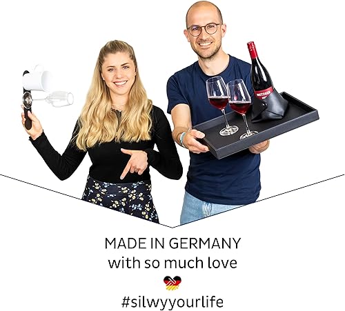 Miniatura 8 de Silwy - Gafas magnéticas de cristal con imanes perfectamente integrados que incluyen almohadillas de gel nano de metal, gafas de camping