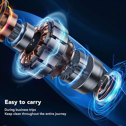 Miniatura 8 de Septpenta Lavadora portátil, 6.5L plegable automática de limpieza profunda, mini lavadora con tubo de agua y secadora para apartamentos, lavandería,