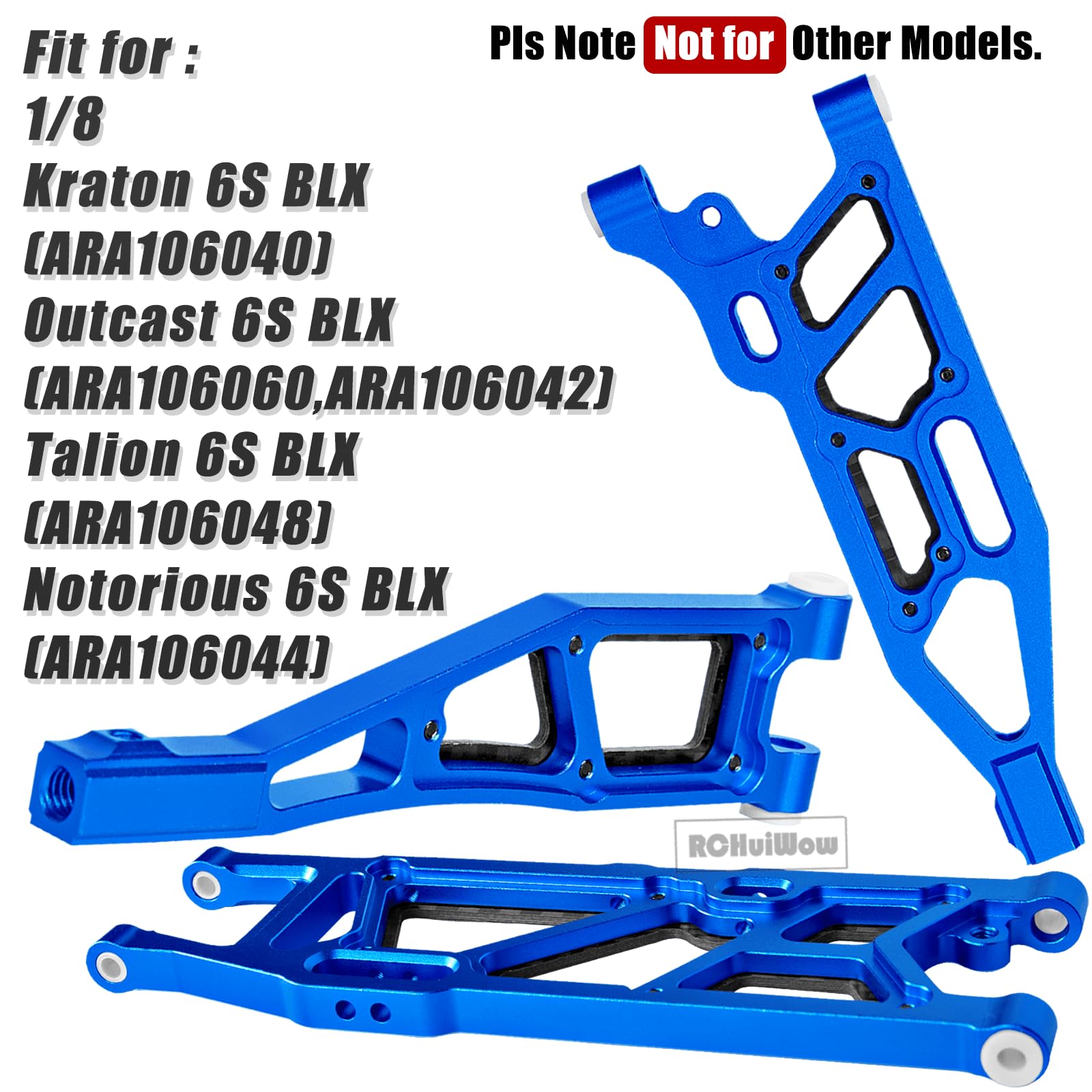 RIAARIO RZ001B-C & XTS-F10 RC Truck Rear Swing Arm Fixed Block