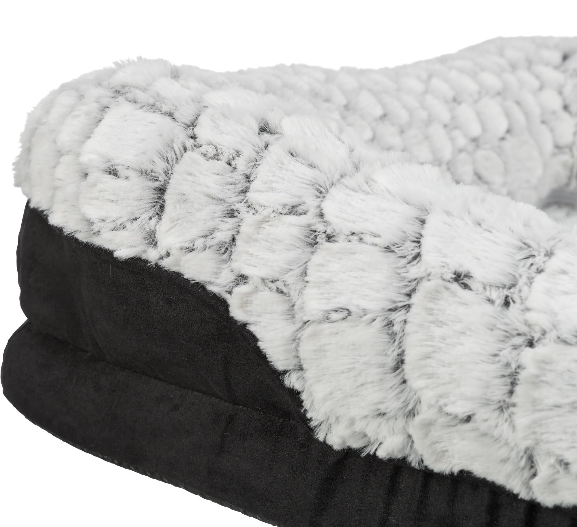 TRIXIE Panier orthopédique pour chien Vital Lino – Noir/gris – 110 × 75 cm