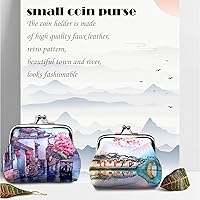 JUKOTA Münzbeutel Set - 3 Stück Gürteltaschen Mit Reißverschluss