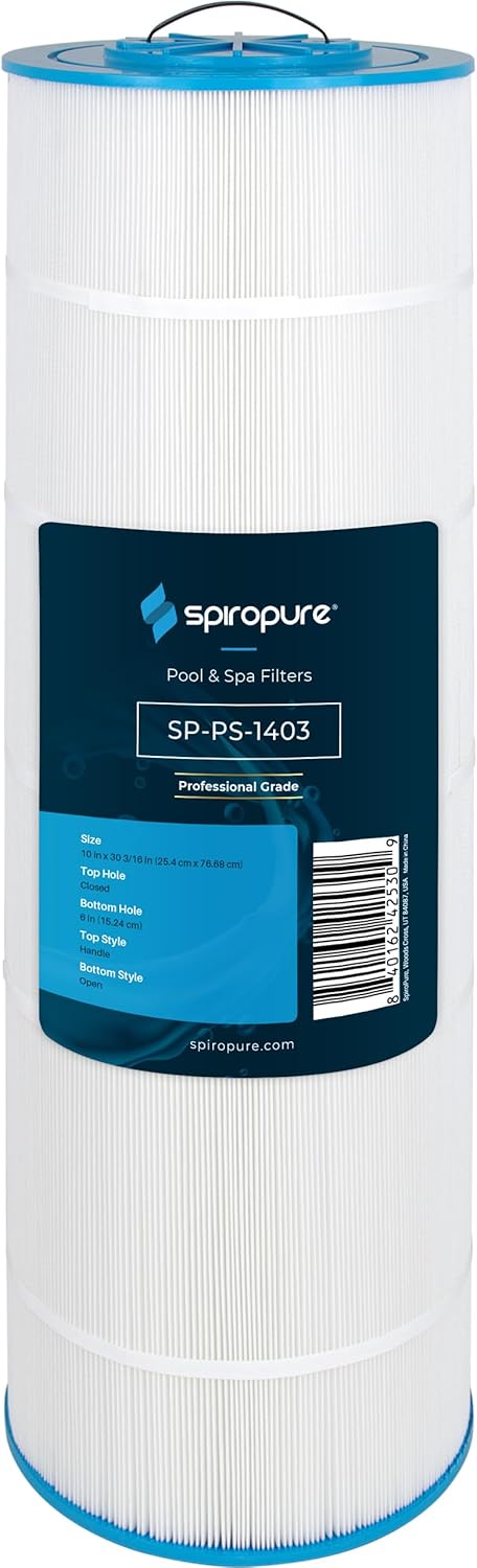 SpiroPure Replacement for Pleatco PJ200S PJ200S-4 Filbur FC-1403 Unicel C-9483 Jacuzzi 42-3668-08-R Jacuzzi Brothers Sherlock 200 Hot Tub Spa Pool Replacement Cartridge