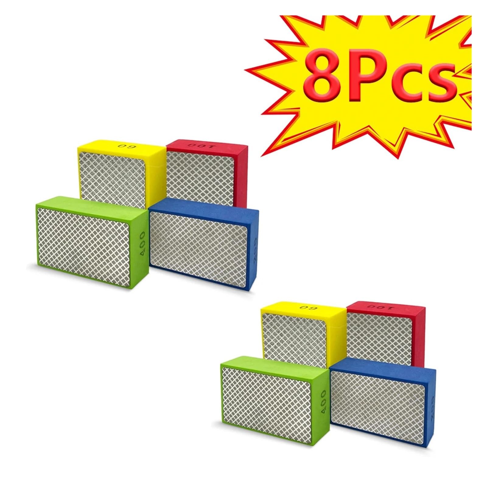 Diamant-Polierpads, Diamant Hand Polieren Pads Fliesen Glas Schleif Block Pad Stein Marmor Keramik Disc Polierer Werkzeuge