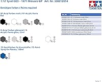 Vista 3 de Tamiya Dickie 1/12 300012054 Tyrell 003, 1971 Mónaco GP Vehículo