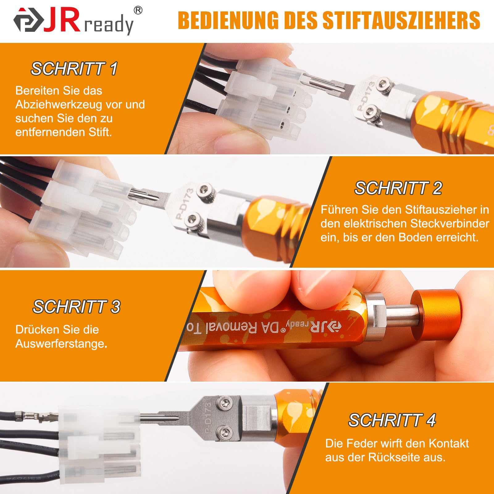 JRready DAP-D173 Outil d'extraction Mini-Fit Jr Molex Micro Fit Outil de déverrouillage, pour Ordinateur Repairfor, Molex MX3.0 Male/Female Terminals Mini-Fit Jr.TM Series Terminals Removal Tool