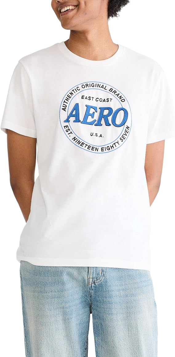 AEROPOSTALE Men's 87 Circle Graphic Tee