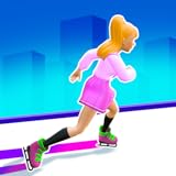 Ice Skater Sky Racer: Glide, Swipe, Slide and Race