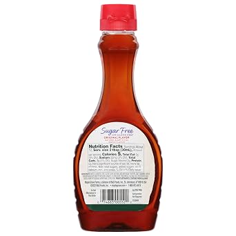 Maple Grove Farms Sugar-Free Pancake Syrup, Maple Flavor, 12 Ounce (Pack of 2)