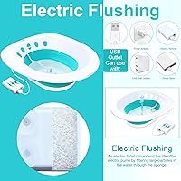 Vista 6 de Baño de Asiento Eléctrico, Baño de Asiento para Hemorroides, Baño de Asiento para Asiento de Inodoro, Baño de Asiento para Cuidado Posparto, Kit