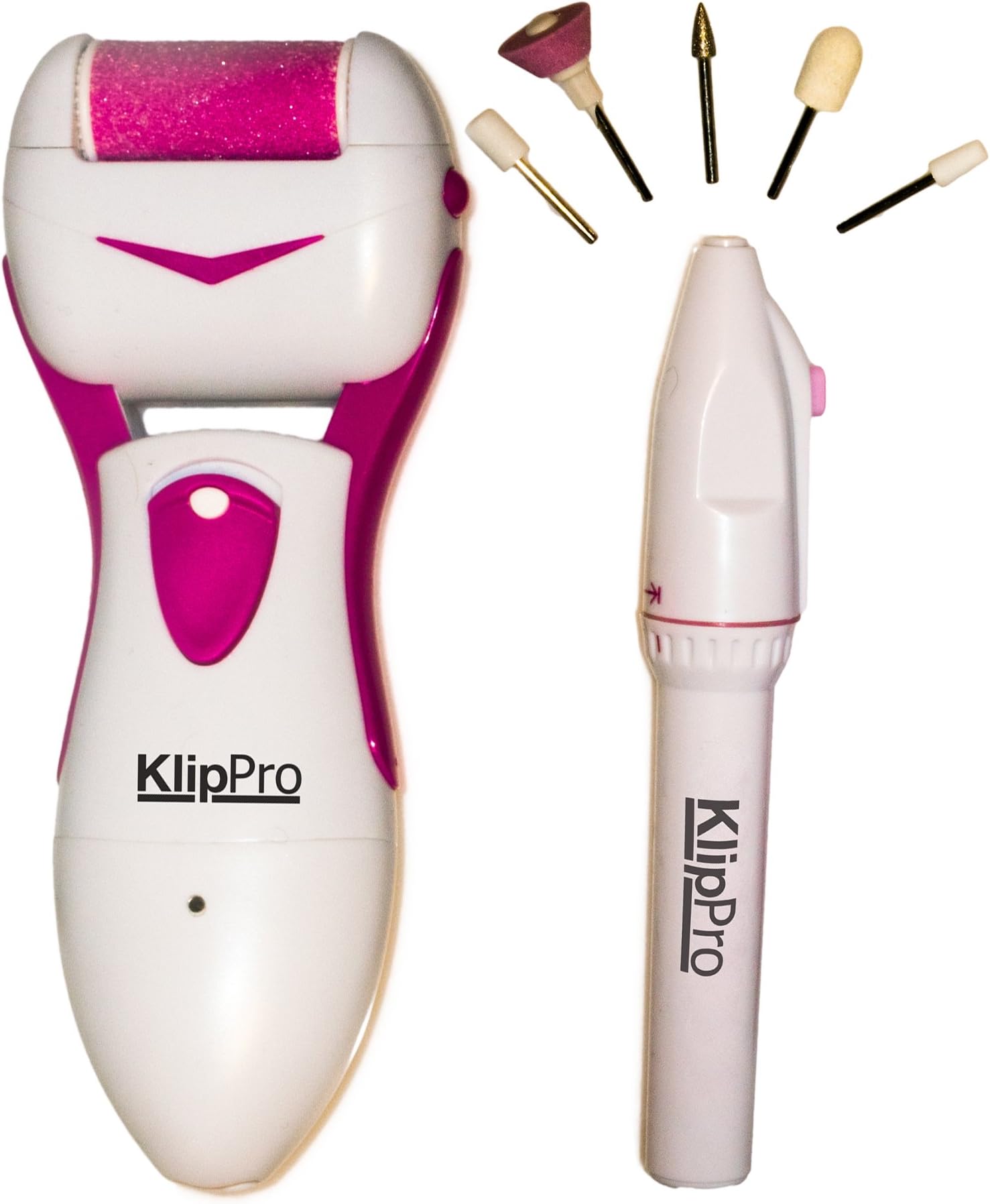 Callus Remover with Bonus Manicure Tool with 5 Attachment Heads